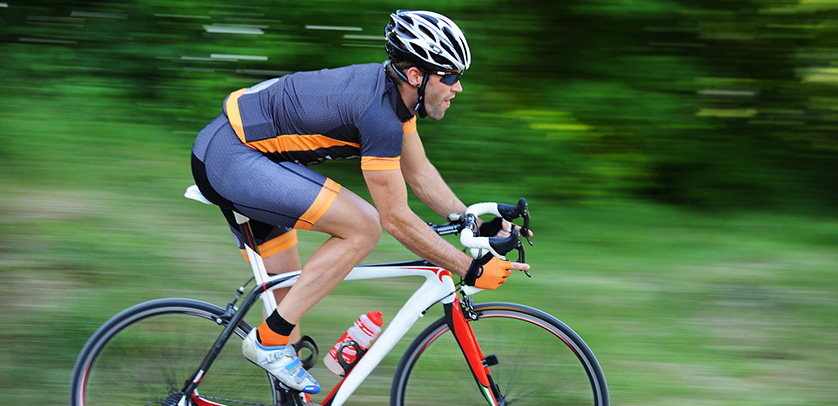 Accelerate savings riding bike